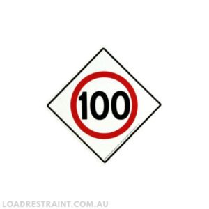 250mm Metal Speed Limiter Signage