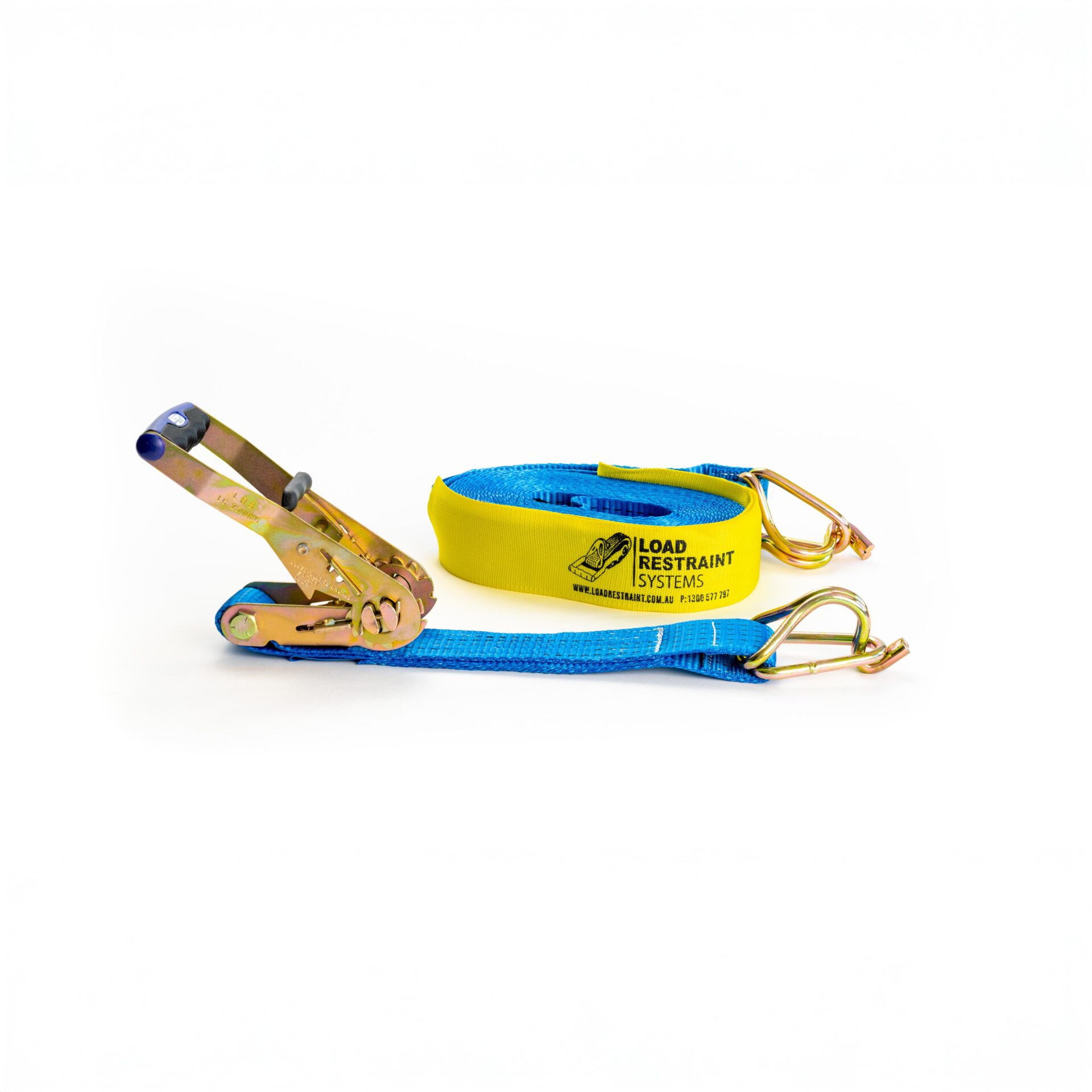 Ratchet Tie Down 50mm x 9mtr x LC:2500kg With Hook and Keeper
